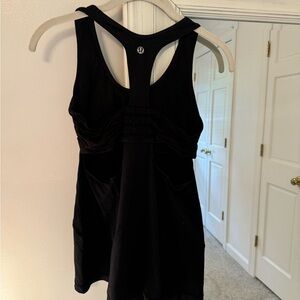Lululemon Black Racerback Athletic Tank Top